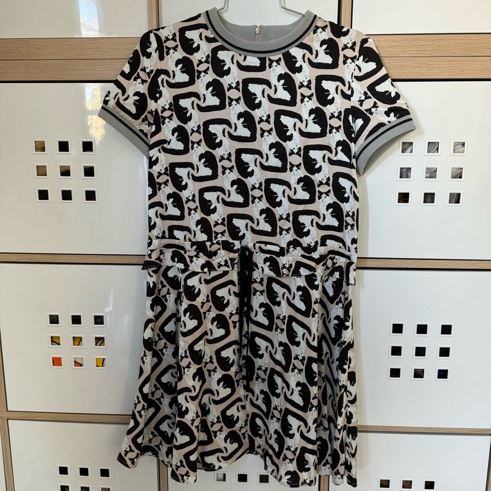 Paul & Joe Sister Bambina Cat Print Dress - Picture 10 of 14